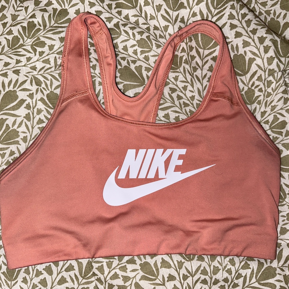 Nike Coral Dri-FIT Sports Bra Size M